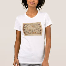 Map of the History and Romance of Wyoming Shirt