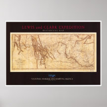 Map of the Lewis and Clark Expedition Posters