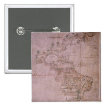 Map of the New World, c.1532 Buttons