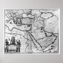 Map of the Ottoman Empire Print