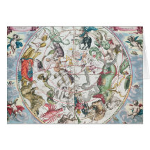 Map of the Southern Hemisphere 2 Greeting Card