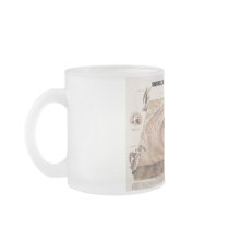 Map of the Square and Stationary Earth by Ferguson Mugs