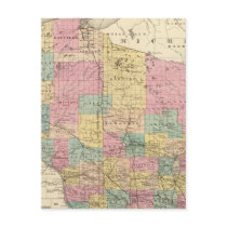 Map of the State of Wisconsin
