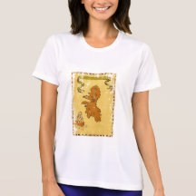 Map Treasure Island Tall Ship Grunge T Shirt