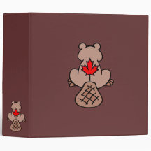 Maple Leaf Beaver Binder