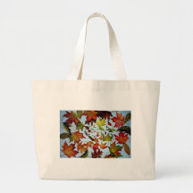Maple Leaf Vortex painting Bag
