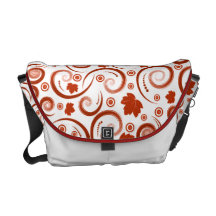 Maple Leaves and Swirls Commuter Bags