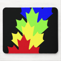 Maple Leaves - Canada Mouse Pads