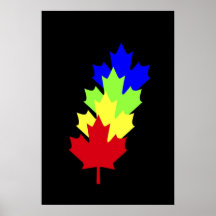 Maple Leaves - Canada Posters