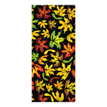 maple leaves rack cards