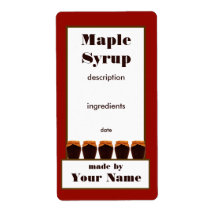Maple Syrup Jar Label 2