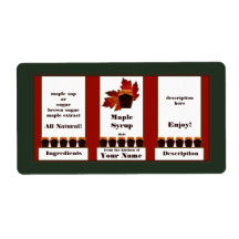 Maple Syrup Label 3