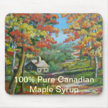 Maple syrup mouse pad