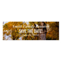 Maple Trees Reunion Save the Date Business Card