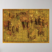 Mapping My Travels Print