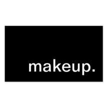 maquillage cartes de visite professionnelles