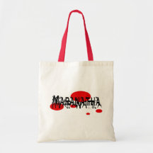 Maranatha 2 rond rouge tote bag