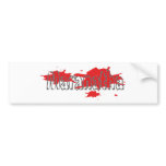 Maranatha 5 gris taches rouges bumper stickers