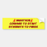 Marathon bumper sticker