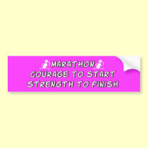 Marathon bumper sticker bumper stickers