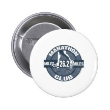 Marathon Club Pinback Button