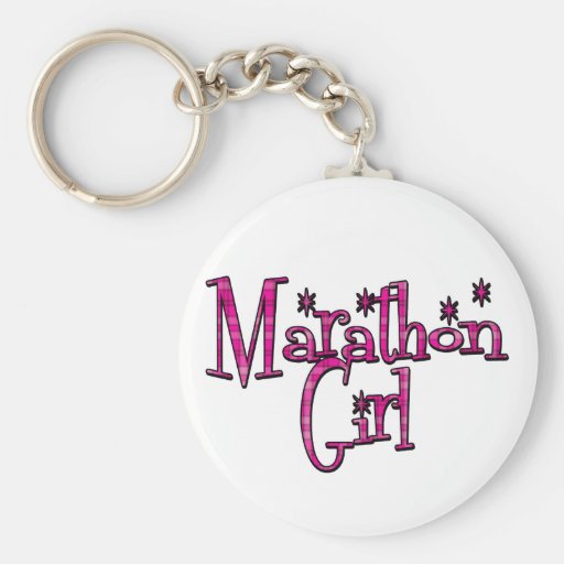 Marathon Girl Key Chain