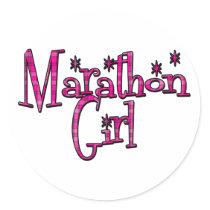Marathon Girl Sticker
