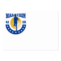Marathon Runner Athlete Running Business Card