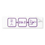 Marathon Superhero Bumper Stickers