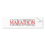 Marathon - The Pride is Forever Bumper Stickers