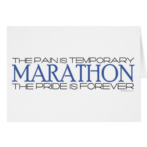 Marathon - The Pride is Forever – Congratulations Cards