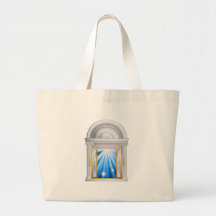 Marble door entrance canvas bag