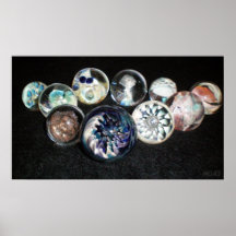 Marble Galaxy Poster
