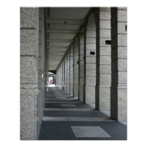 Marble pillers, Xinyi, Taipei, Taiwan Photo Print