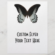 Marble Swallowtail Butterfly Personalized Flyer