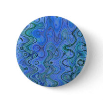 Marbled Blue Waters Pinback Button