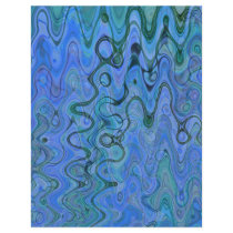 Marbled Blue Waters Custom Letterhead