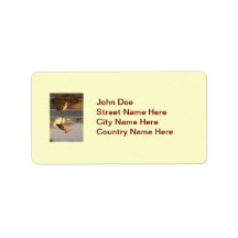 Marbled Godwit Address Label