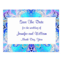 Marbled Save the Date Postcard postcards