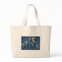MARBLES IN COLOR PENCIL TOTE BAGS