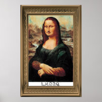 Marcel Duchamp LHOOQ Poster
