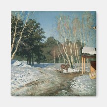 March, 1895 fridge magnet