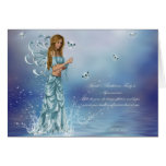 March Birthstone Fairy Greeting Card