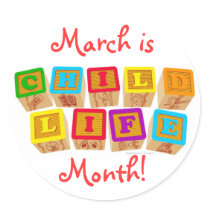 March is Child Life Month! stickers stickers