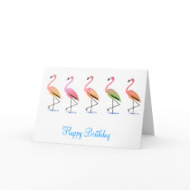 March of the Tropical Flamingos