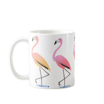 March of the Tropical Flamingos Mug