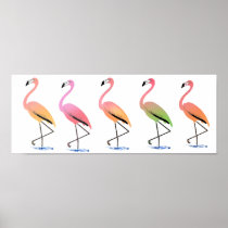 March of the Tropical Flamingos