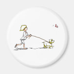 Marcheur de chien aimants