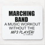 Marching Band Music Workout Mousepads