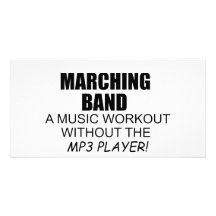 Marching Band Music Workout Photo Cards